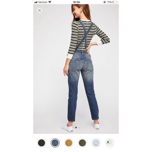 Free People Overalls Size 27
